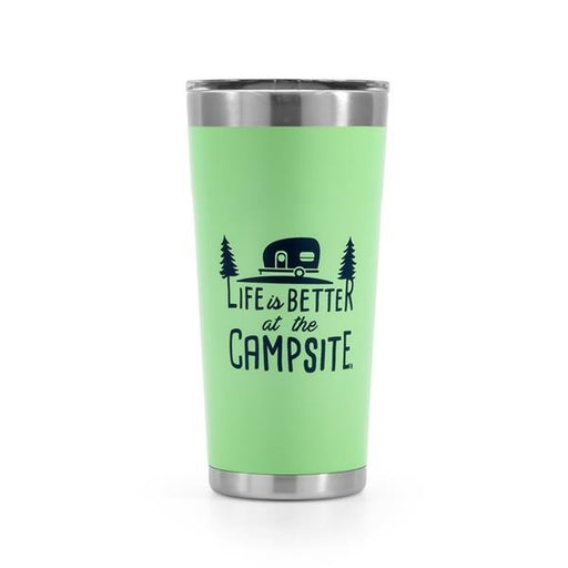 Buy Camco 53063 Life is Better at The Campsite Stainless Steel 20 oz.