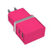 Buy ESI Cases DURALE2192 Dual USB Wall Charger, Metallic Pink - Cellular
