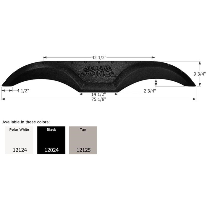 Buy Icon 12125 Fender Skirt for Thor-Tandem Axle, Tan - Fenders Online|RV