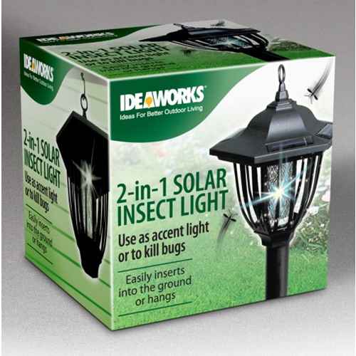 Buy Jobar JC673 2 in 1 Solar Insect Bug Zapper Lantern Light - Dual