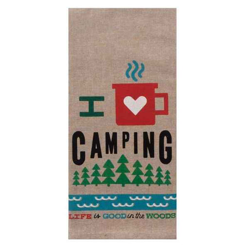 Buy Kay Dee Design R3017 Love Camping Chambray Tea Towel - Kitchen
