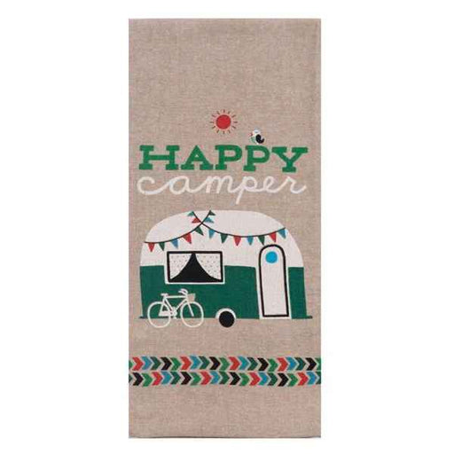 Buy Kay Dee Design R3019 Happy Camper Chambray Tea Towel - Kitchen
