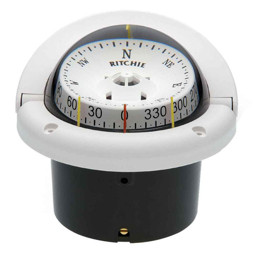 Buy Ritchie HF-743W HF-743W Helmsman Compass - Flush Mount - White -