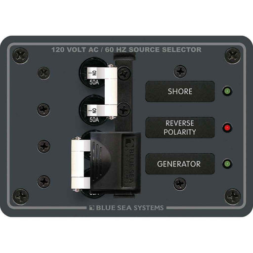 Buy Blue Sea Systems 8061 8061 AC Toggle Source Selector 120V AC - 50AMP -