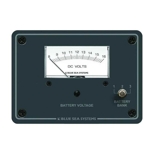 Buy Blue Sea Systems 8015 8015 DC Analog Voltmeter w/Panel - Marine