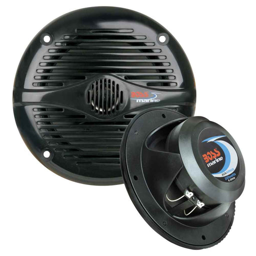 Buy Boss Audio MR50B MR50B 5.25" Round Marine Speakers - (Pair) Black -