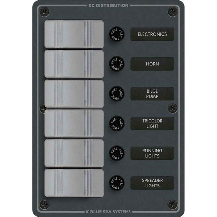 Buy Blue Sea Systems 8053 8053 Slate Grey - 6 Position - Vertical - Marine