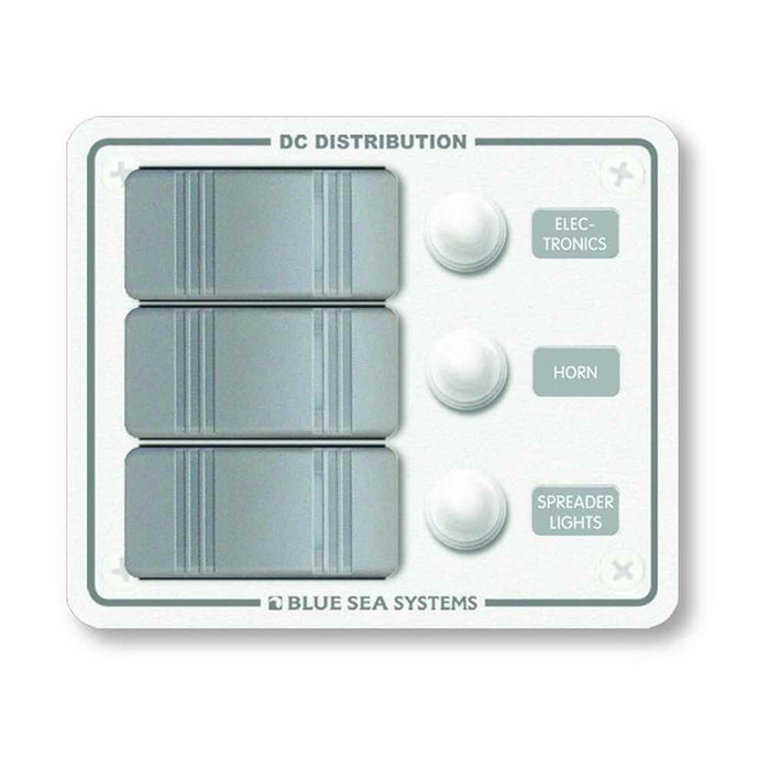 Buy Blue Sea Systems 8274 8274 Water Resistant Panel - 3 Position - White