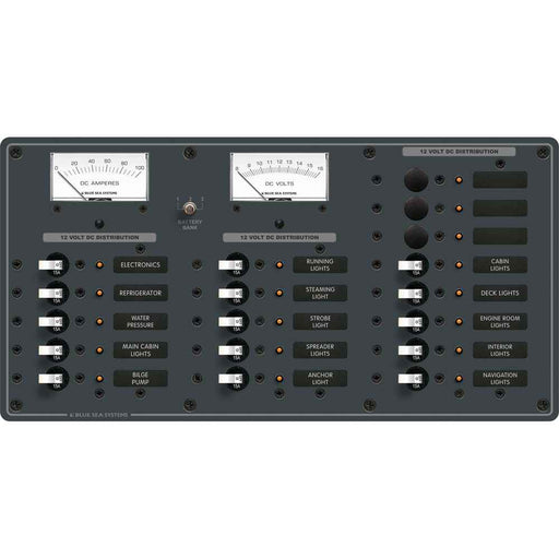 Buy Blue Sea Systems 8378 8378 DC 18 Position Panel - White - Marine