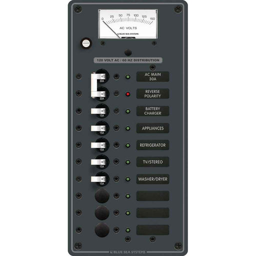 Buy Blue Sea Systems 8488 8488 Breaker Panel - AC Main + 8 Positions -