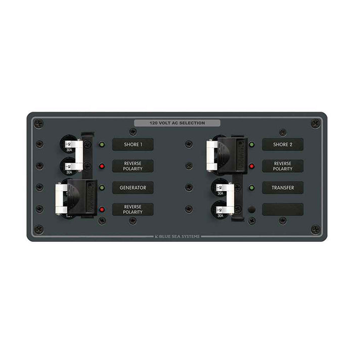 Buy Blue Sea Systems 8498 8498 Breaker Panel - AC 3 Sources - White -