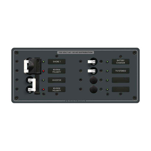 Buy Blue Sea Systems 8499 8499 Breaker Panel - AC 2 Sources + 4 Positions