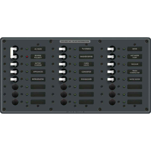 Buy Blue Sea Systems 8565 8565 Breaker Panel - AC Main + 22 Positions