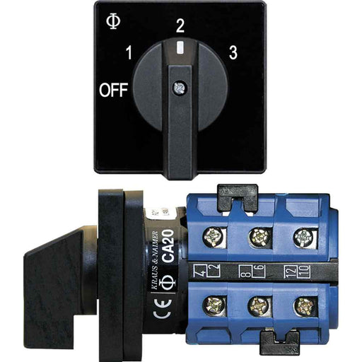 Buy Blue Sea Systems 9010 9010 Switch, AV 120VAC 32A OFF +3 Positions -