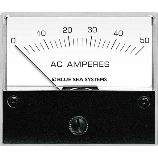 Buy Blue Sea Systems 9630 9630 AC Analog Ammeter 0-50 Amperes AC - Marine