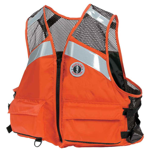 Buy Mustang Survival MV1254T1-S/M-OR Industrial Mesh Vest - SM/MED -