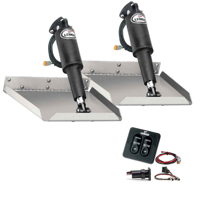 Buy Lenco Marine TT9X9E 9" x 9" Edgemount Trim Tab Kit w/Standard Tactile