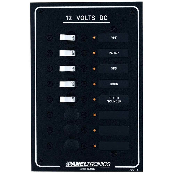 Buy Paneltronics 9972204B Standard DC 8 Position Breaker Panel w/LEDs -