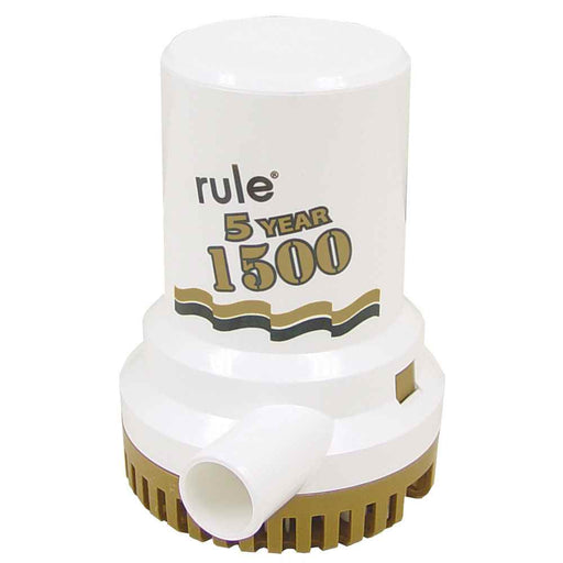 Buy Rule 04 1500 G.P.H. "Gold Series" Bilge Pump - Marine Plumbing &