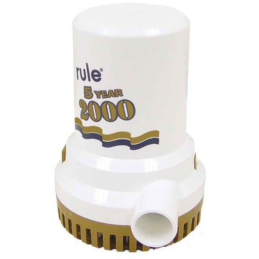 Buy Rule 09 2000 G.P.H. "Gold Series" Bilge Pump - Marine Plumbing &