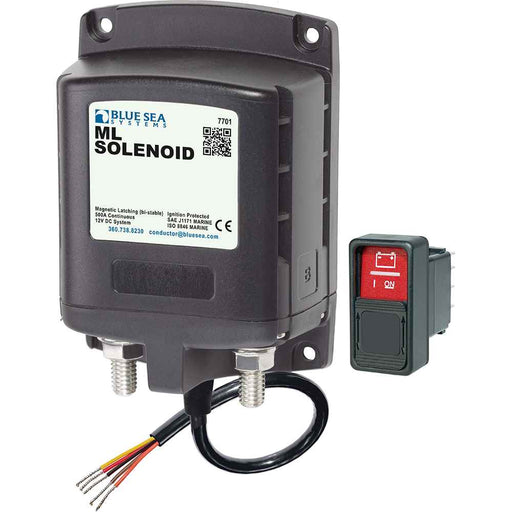 Buy Blue Sea Systems 7701 7701 ML-Series Solenoid w/Contura Switch 12VDC -