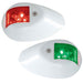 Buy Perko 0602DP2WHT LED Side Lights - Red/Green - 24V - White Epoxy