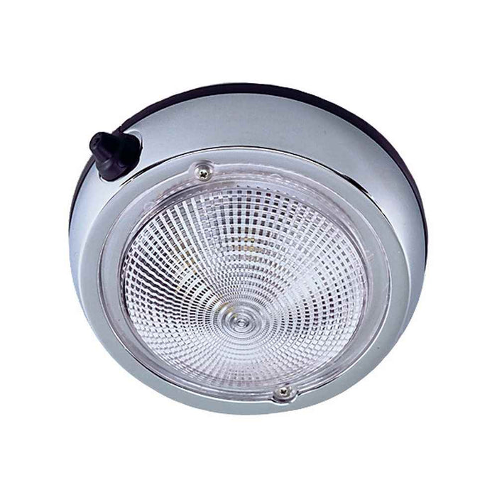 Buy Perko 0300DP2CHR Surface Mount Dome Light - 6" O.D.(5" Lens) - Chrome