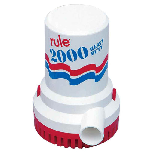 Buy Rule 10-6UL 2000 GPH Non-Automatic Bilge Pump w/6' Leads - Marine