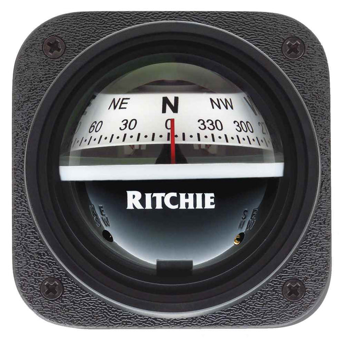 Buy Ritchie V-537W V-537W Explorer Compass - Bulkhead Mount - White Dial -