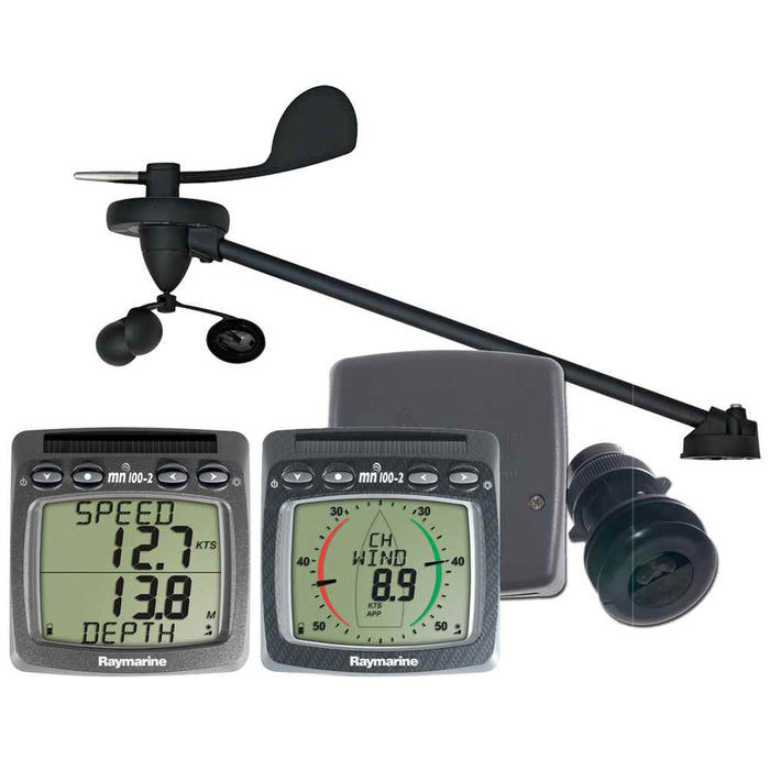 Buy Raymarine T108-916 Wireless Wind, Speed & Depth System w/Triducer -