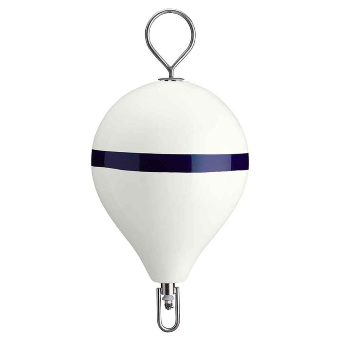 Buy Polyform U.S. CM-3SS W-STR Mooring Buoy w/SS 17" Diameter - White Blue