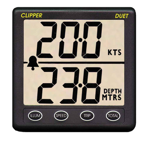 Buy Clipper CL-DS Duet Instrument Depth Speed Log w/Transducer - Marine