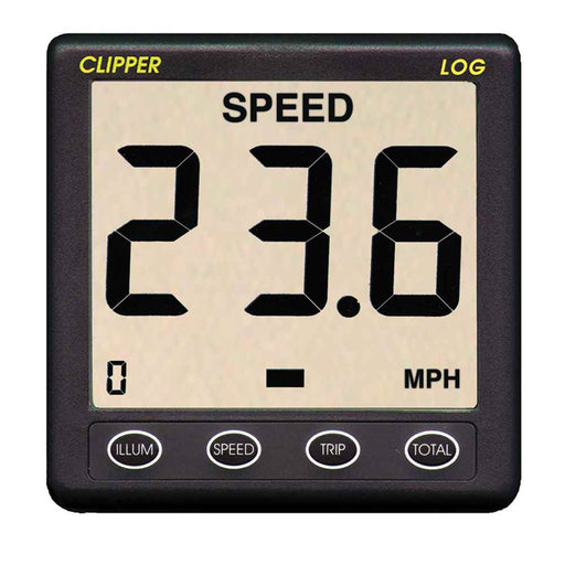 Buy Clipper CL-S Speed Log Instrument w/Transducer & Cover - Marine