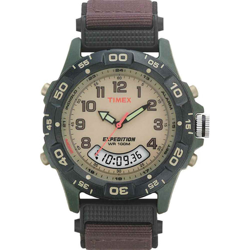 Buy Timex T45181 Expedition Resin Combo Classic Analog Green/Black/Brown -