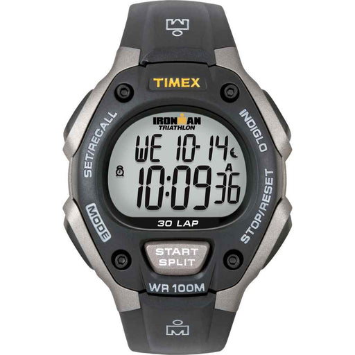 Buy Timex T5E901 Ironman Triathlon 30 Lap - Black/Silver - Outdoor