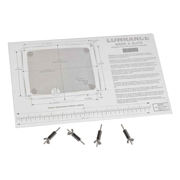 Buy Lowrance 000-10028-001 Elite/Mark Flush Mount Kit 5" FM-ME5 - Marine