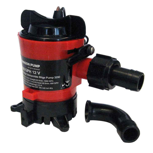 Buy Johnson Pump 32903 1000 GPH Bilge Pump 3/4" 12V Dura Ports - Marine