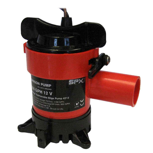 Buy Johnson Pump 42123 1250 GPH Bilge Pump 1-1/8" Hose 12V - Marine