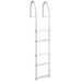 Buy Dock Edge 2105-F Fixed 5 Step Ladder Bight White Galvalume - Anchoring