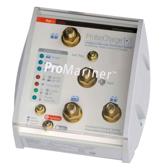 Buy ProMariner 23124 ProIsoCharge Battery Isolator 120Amp 1-Alt 3-Bat -