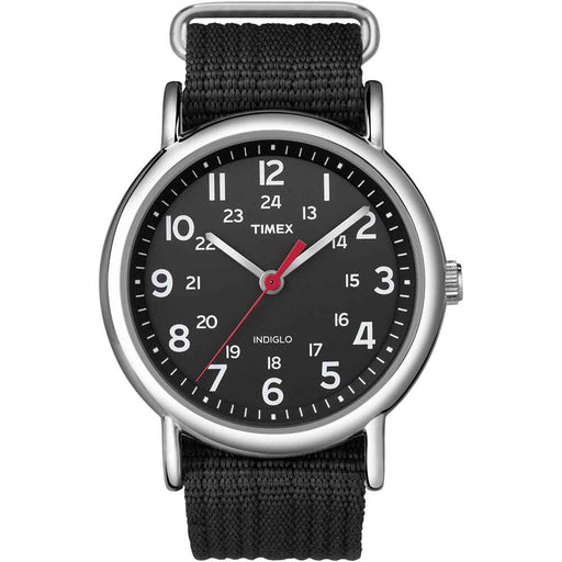 Buy Timex T2N647 Weekender Slip-Thru Watch - Black - Outdoor Online|RV