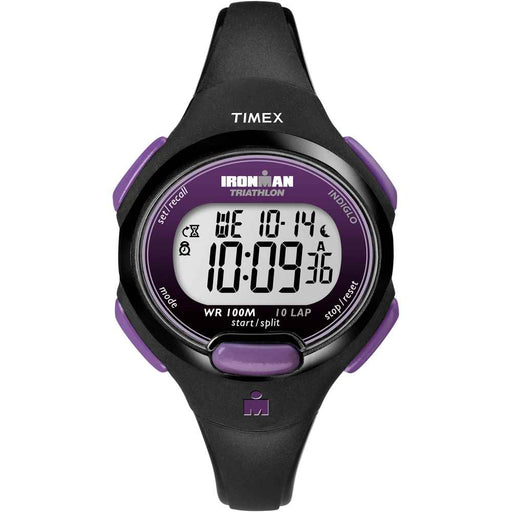 Buy Timex T5K523JV IRONMAN 10-Lap Watch - Mid-Size - Purple/Black -