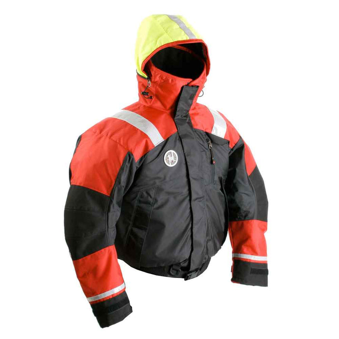 Buy First Watch AB-1100-RB-L AB-1100 Flotation Bomber Jacket - Red/Black -