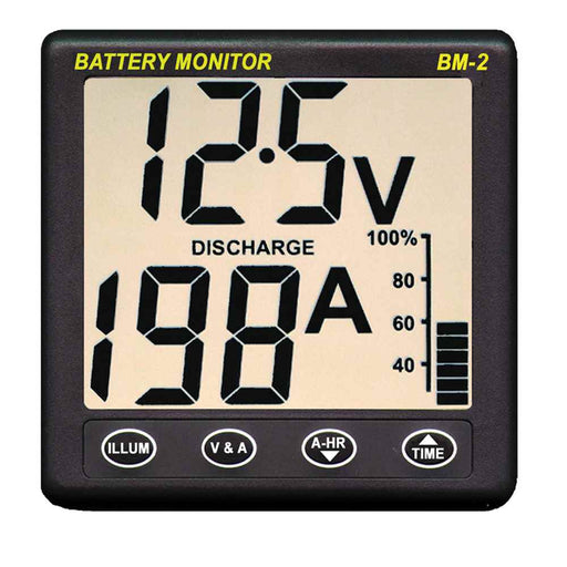 Buy Clipper BM-2 BM-2 Battery Monitor w/Shunt - 200Amp - Marine Electrical