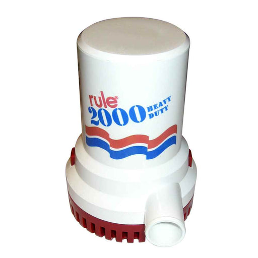 Buy Rule 12 2000 G.P.H. Non-Automatic Bilge Pump - 24V - Marine Plumbing &