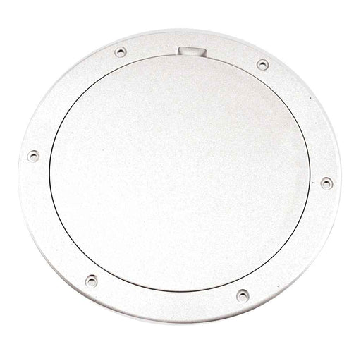 Buy Beckson Marine DP61-W 6" Smooth Center Pry-Out Deck Plate - White -