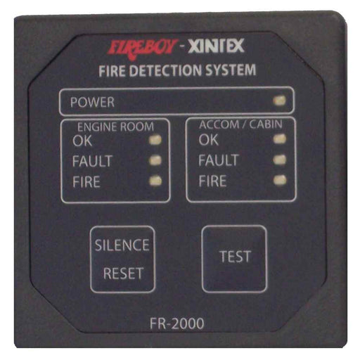 Buy Fireboy-Xintex FR-2000-R 2 Zone Fire Detection & Alarm Panel - Marine