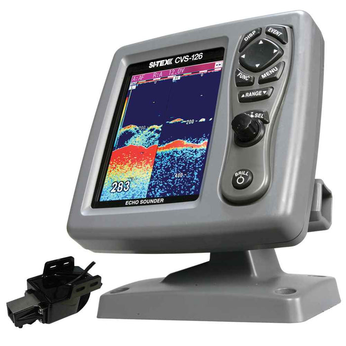 Buy SI-TEX CVS-126TM CVS-126 Dual Frequency Color Echo Sounder w/Transom