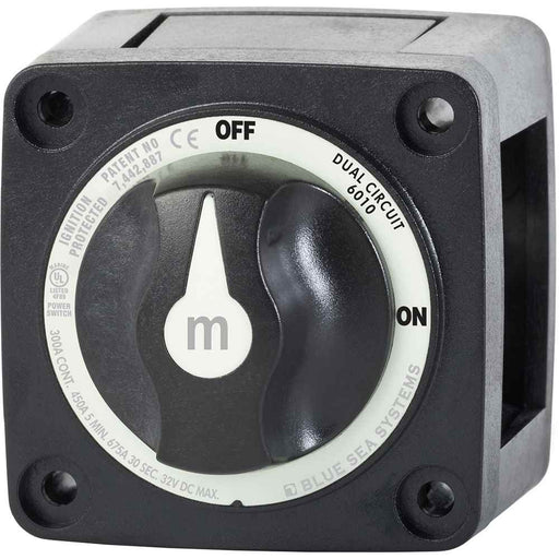 Buy Blue Sea Systems 6010200 3010200 Battery Switch Dual Circuit - Black -