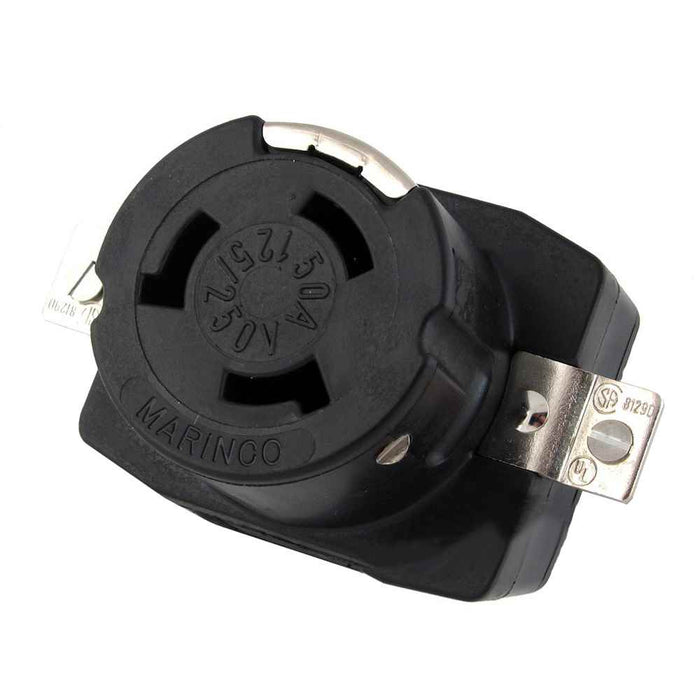 Buy Marinco 6369CR 6369CR 125/250V 50Amp Wire Dockside Receptacle - Marine